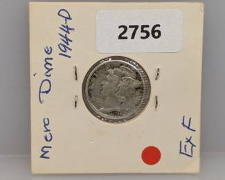 1944-D 90% Silver Mercury Dime