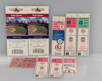 St Louis Cardinals NL Champion Series Ticket Stubs