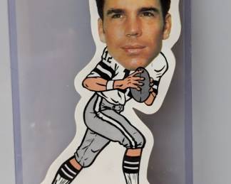 1972 NFLPA VINYL STICKERS Roger Staubach HOF