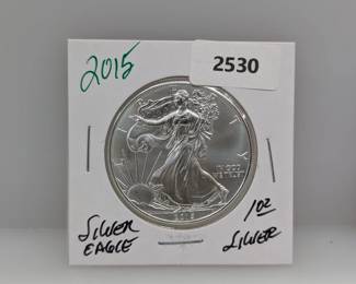 2015 1oz .999 Silver Eagle $1 Dollar