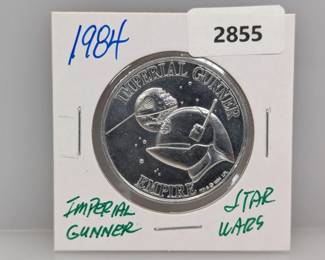 1984 Star Wars Imperial Gunner Token