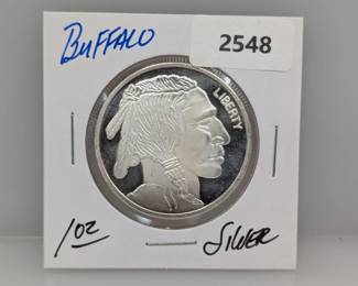 1oz .999 Silver Buffalo Round