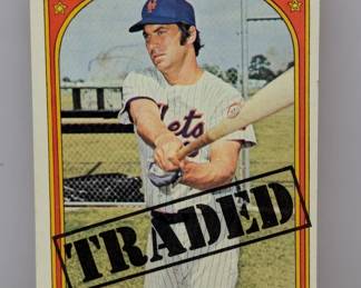 1972 Topps Baseball Jim Fergosi (Traded) HN Mets