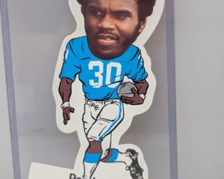1972 NFLPA VINYL STICKERS Ron Johnson No Creases
