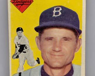 1954 Topps Baseball Preacher Roe Brooklyn Dodgers