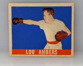 1948 Leaf Lou Ambers World Lightweight Champ stain