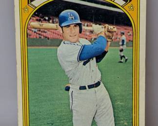 1972 Topps Baseball Stev Garvey HN Dodgers Creases