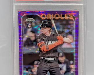 2024 Topps Ch Kjerstad Purple Sonar /275 PSA 10 RC
