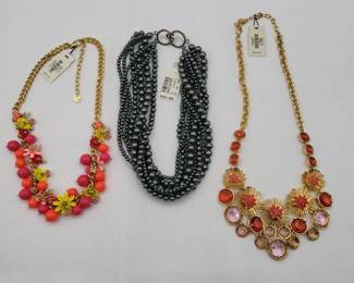 98 TrioofNewOldStockTalbotsFashionNecklaces