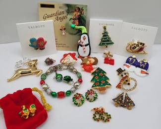 95 TalbotsFashionHolidayThemedPinsEarringsandMORE