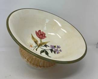 104 TracyPorterPedestalFloralAllouetteBowl