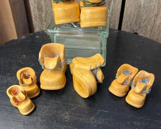 23 HandCarvedWoodenShoesbyRH