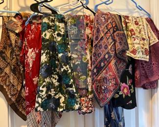 105 ScarfVarietyTalbotsCharterClubJJill