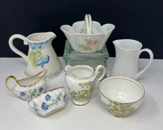 91 VarietyofPorcelainSugarsandCreamersHavilandFitzFloydMORE