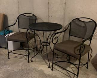 Bistro Wrought Iron Set