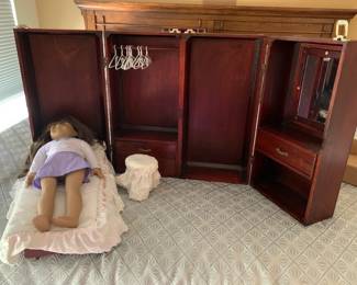 American Girl Bed and Closet