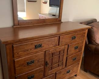 Very Nice Solid Dresser with Mirror