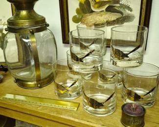 MCM bourbon glasses