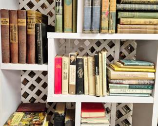 Books from 3 different estates.