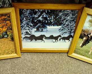 Framed photos