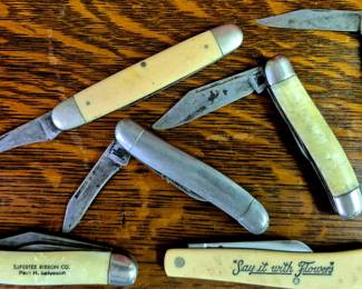 Large selection of tools and knives