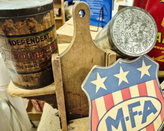 Nave-McCord coffee tin, MFA and and Independent Coffee The Basket Store.