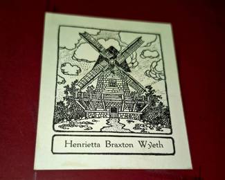 From the library of Henrietta Braxton Wyeth of St. Joseph