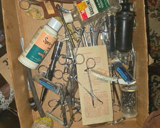 Mortician implements 