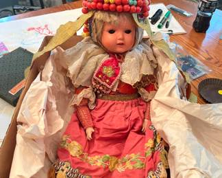 German Doll w/Costume