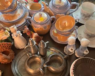 Lustreware and Pewter