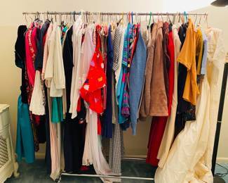 Ladies, vintage clothing, vintage wedding dress, party dresses, vintage nylon & tricot night gowns