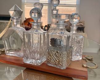 GORGEOUS DECANTERS ~ 1 IS BACCARA 
