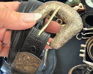 Sterling silver belt