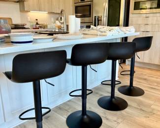 Adjustable modern bar stools