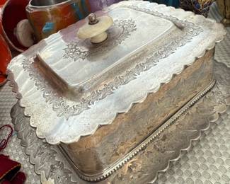 Victorian dish with Baklite handle