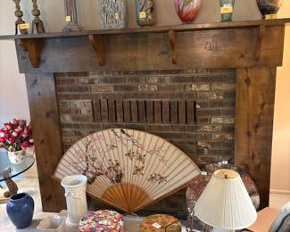 Vases lamps hat boxes