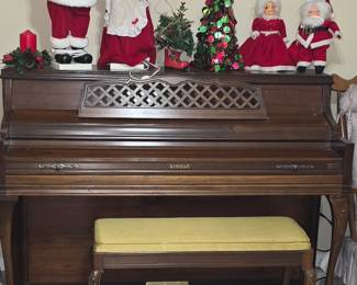 Christmas Decor - Another View of Piano