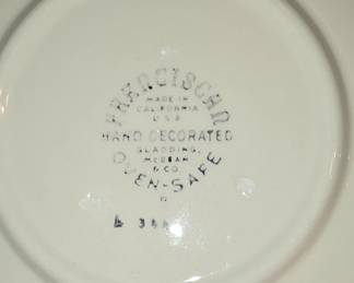 Mark on Dishes