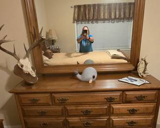 11 Drawer Dresser with Mirror