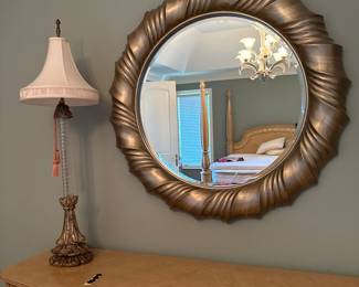 Gold 30x30 mirror beautiful great condition