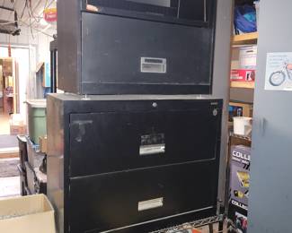 2 of 8 lateral file cabinets, 4-2 draw, 1-3 drawer, 2- 5 drawer