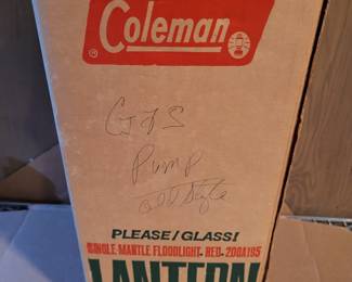 unique never used Coleman lantern