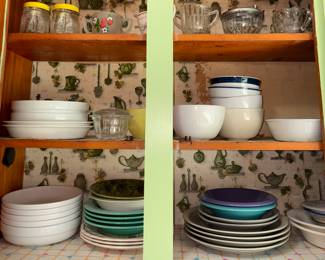 Various Dishes, Vintage glass