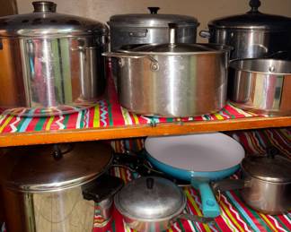 Great Stock pots, Frying Pans