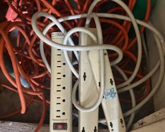 Extension cords and surge protectors