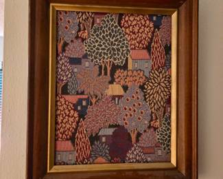 Frame needle point