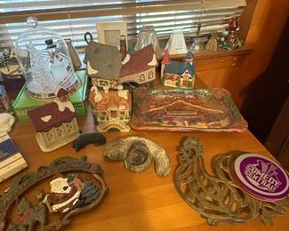 Cast Iron Trivets, Vintage House, Cow bells