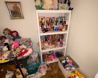 Variety of Dolls, Barbie, Ken, Kewpie