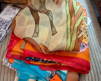 Silk scarves
