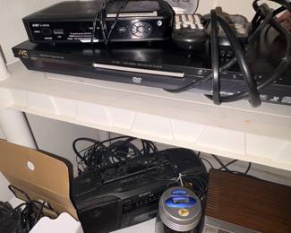 DVD player, Boom Box, Portable Rechargeable fan